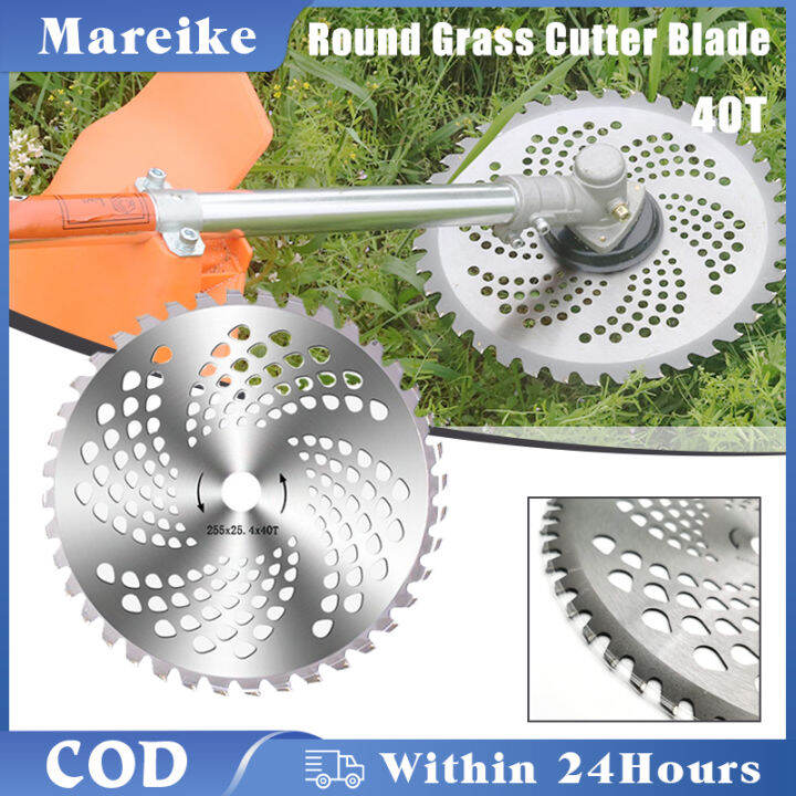 10 Inch 40T Round Grass Cutter Blade Grass Trimmer Head Garden Tools