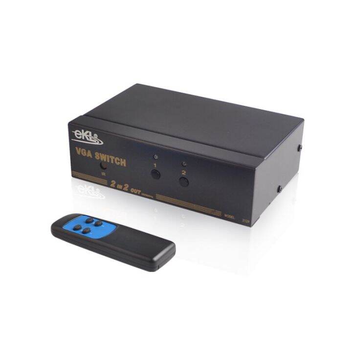 vga splitter switch 2 ports with remote control 2 input 2 output/vga ...
