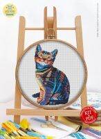 【CC】 521 Datura cat 23-31 Ecological Cotton Thread  Embroidery Decoration Hanging Painting