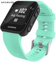 Pasek z miękkiego silikonu do Garmin Approach S10/Forerunner 35/Forerunner 30 Smart Watchband czerwony/miętowy zielony/granatowy/czarny 6-P