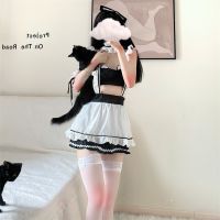 【Hot Sale】 Another interesting sexy lingerie female cute cat hollow maid outfit pajamas uniform suit on behalf of the hair