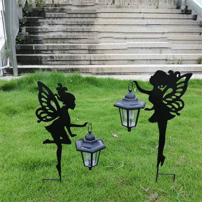 New LED Solar Lamp Outdoor Fairy Lantern Light Waterproof Garden Landscape Lawn Stakes Lamps For Country House Yard Decoration