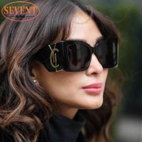 【hot】☾  Oversized Sunglasses 2023 Luxury Brand Designer Fashion Glasses Female New Trend Big Frame Sunglass