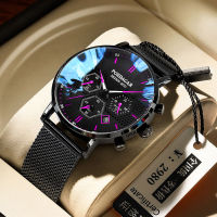 Swiss Mens Watch Multifunctional Waterproof Luminous Quartz Watch Explosions