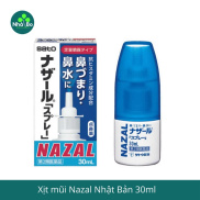 Dung Dịch Xịt Mũi Nazal 30ml Viêm Xoang Viêm Mũi Dị Ứng Rất Hiệu Qủa