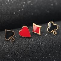 【DT】hot！ Poker Brooch Pins Men Hat Badges Needle Collar Pin Jewelry Accessories