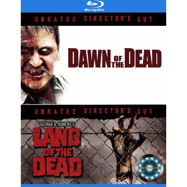 Bluray หนังบลูเรย์ Dawn Of The Dead & Land Of The Dead 2 Movie ...