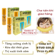 Combo x3Chai xịt STUD GOLD cao cấp tăng cường sinh lý nam mạnh mẽ