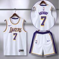 2022 NBA Jersey Men‘S’ Los Angeles Lakers Anthony Davis No. 3 Basketball Jerseys Jersey Carmelo Anthony No. 7 Jersey