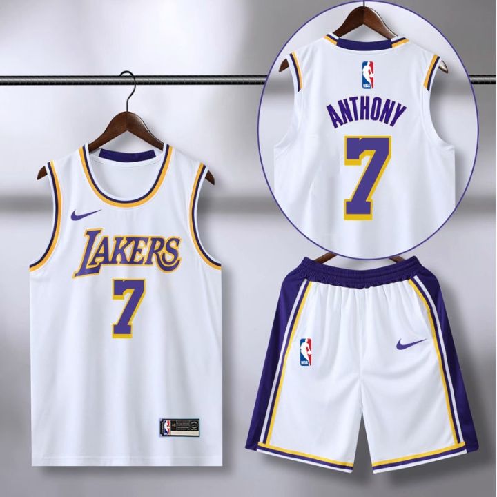 2022 NBA Jersey Men‘S’ Los Angeles Lakers Anthony Davis No. 3 ...