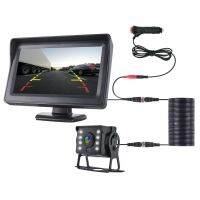 Car Rear Camera with Monitor 4.3 Inch HD Screen LED Security for Parking Bus RV Trailer Easy Installation for BUS Truck