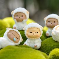 (Baixiang Flower City)   ㍿∈△ New Product Of Lambs Of Doll Hands Do Cute Cartoon Curly Baby Sheep Blind Box Shape Furnishing Articles Present