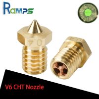 ✳℗ 3/2/1PCS E3D V6 CHT Nozzles 3D Printer Nozzle for 1.75mm Filament Brass Copper Print Head 0.4mm 0.6mm 0.8mm High Flow