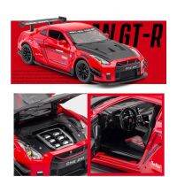 โมเดลรถเหล็ก NISSIN GT-R  1/24 รายละเอียดครบ มีไฟมีเสียง วิ่งได้ ล้อยาง เปิดประดูได้ GTR