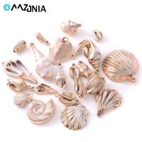 3Pcs/lot Acrylic Imitation Shell Charms Pendant Necklace Handmade Accessories DIY For Jewelry Making Wholesale DIY accessories and others