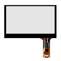 6PIN สำหรับอุตสาหกรรม Capacitive Touch Panel 4.3นิ้ว Capacitive Touch Screen I2C IIC แปลง USB STC-04399