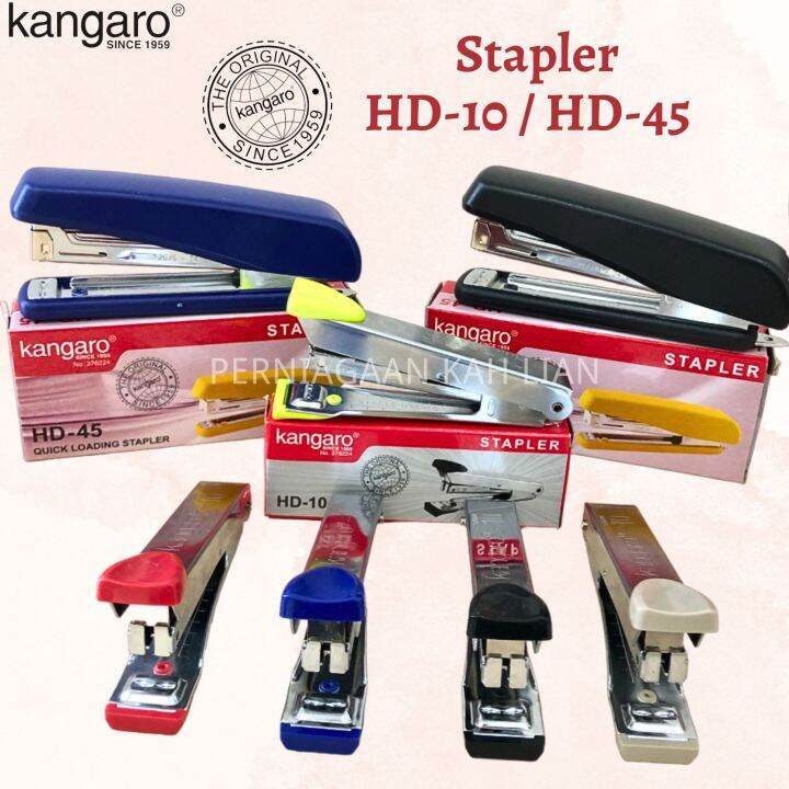 Kangaro Stapler HD-45 / HD-10 / Office School Stapler Staple / Mesin ...