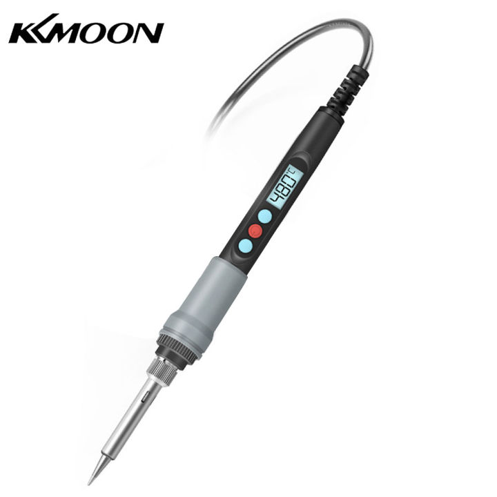 kkmoon-handskit-90w-หัวแร้งบัดกรี-คงที่อุณหภูมิเครื่องเชื่อมเหล็ก180-480-c-อุณหภูมิปรับไฟฟ้า-digital-lcd-c-f-การแปลงไฟฟ้าเหล็ก