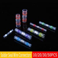 hotↂ  10/20/30/50pcs Solder Shrink Butt Wire Connectors Terminals Electrical with a Soldering Sleeve