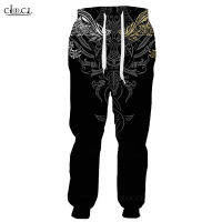 2023 Cloocl Seluar Viking Popular 3d Cetak Lelaki Wanita Harajuku Seluar Fesyen Kasual All-Match Jogging Sweatpants