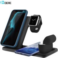 ZZOOI 4 in 1 Wireless Charger 15W Fast Charging Dock Station For iPhone 14 13 12 11 Pro XS MAX XR X 8 Apple Watch 7 6 5 AirPods 3 Pro