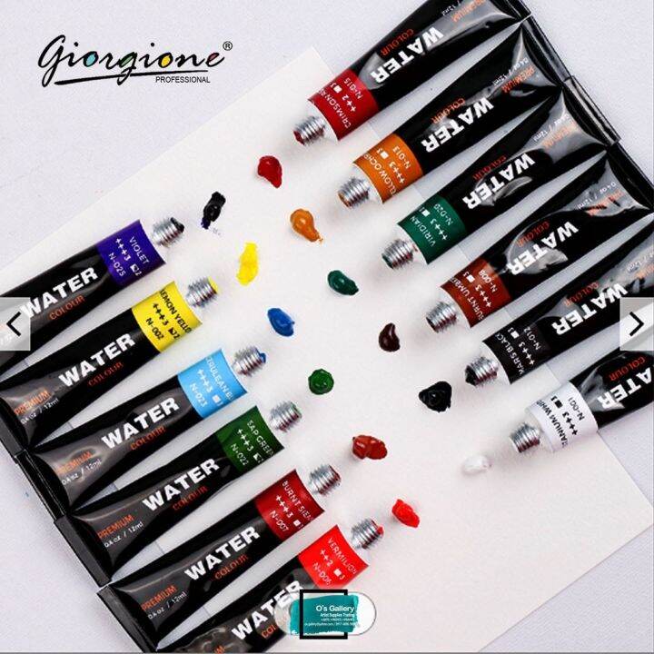 【COD】 Water Color Professional Paint Set 12 and 24 Colors