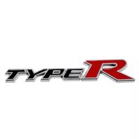 โลโก้ TYPE R โลหะติดท้ายรถ HONDA