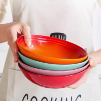 "?Ready Stock ชามซีเรียล LE CREUSET ฝรั่งเศส ชามซุปสำหรับใช้ในครัวเรือน ชาม 4 ชิ้น18cmใหม่"