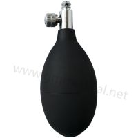 2Piece/Bag Manual Inflation Blood Pressure Pvc Ruer Bulb With Air Release Valve ,For Instrument Essories Black.