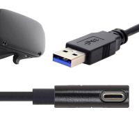 Cy พอดีสำหรับ Oculus Link Vr มาตรฐาน Usb 3.0ไปยัง Usb 3.1 Type C ทำมุมด้านขวา Type C สายข้อมูล