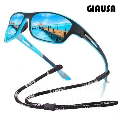 Mens Polarized Fishing Sunglasses With Glasses Chain For Men Women Driving Hiking Sun Glasses Fishing Anti-glare UV400 Eyewear Picture Hangers Hooks