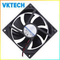 [Vktech] YD-129025SM DC 12โวลต์พัดลมคูลเลอร์90x90x25มิลลิเมตร7ใบมีดคอมพิวเตอร์พีซีพัดลมระบายความร้อน