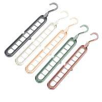 Tiktok Celebrity Inspired Multi-Function Hanger Nine-Hole Non-Slip Finishing Storage Artifact Rotating Clothes Hanger