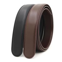 ♂  No Buckle Mens Belts 3.1cm Wide Leather Cowhide 110-130cm Men Repair Accessories