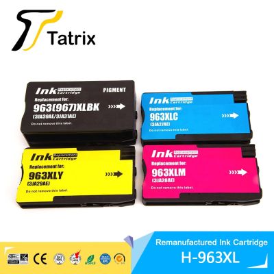 Tatrix For Hp 963XL 967XL 963 967 XL For HP963 Remanufactured Color Inkjet Ink Cartridge For HP Officejet Pro 9010 9015 Printer