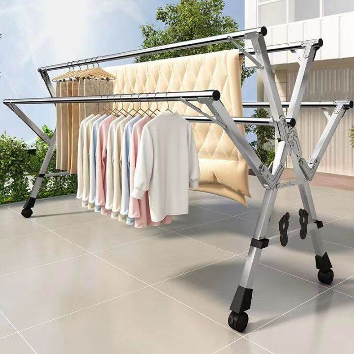 Sampayan Foldable Clothes Drying Rack Retractable Drying Rack Clothing