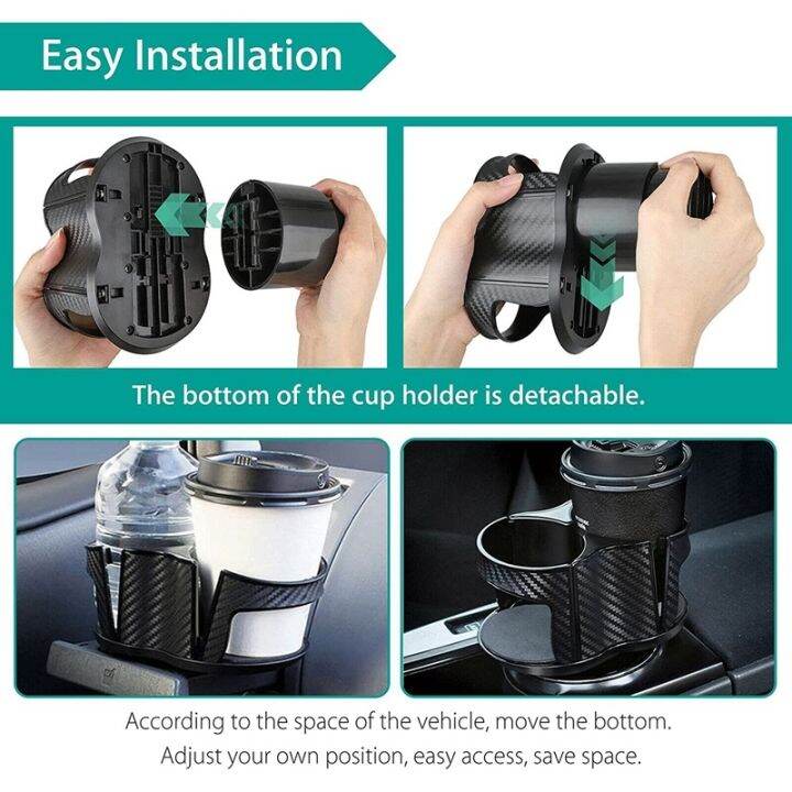 car-cup-holder-expander-adapter-organizer-with-adjustable-base-2-in-1-multifunctional-detachable-drink-bottle-holder