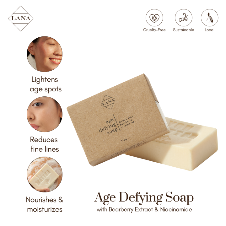 Lana Age Defying Soap [Gentle Cleansing Bar with Nourishing Formula for