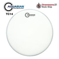 หนังกลองสแนร์ Aquarian TC14 TEXTURE COATED (หนังขาวสากชั่นเดียว )