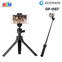 Gizomos GP-15ST Tabletop 2 in 1 Mini Tripod &amp; Selfie Stick Kit