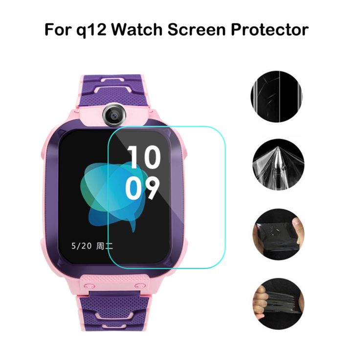 3-pcs-hardness-hd-screen-film-protector-for-q12-baby-kids-child-smart-watch-smartwatch-pmma-soft-film-protectors