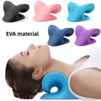 Neck Shoulder Stretcher Neck Pain releaser Cervical Traction Device Pillow for Pain Relief Cervical Spine Alignment