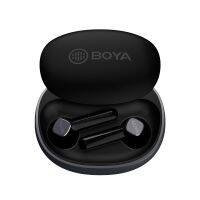 (อาชีพ Diy) BOYA โดย AP100 True Wireless อินเอียร์ Headphone Stereo บลูทูธหูฟัง5.1 (สีดำ)