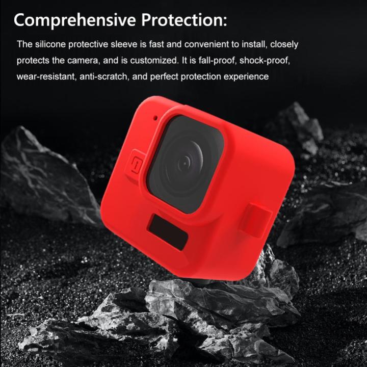 สินค้าใหม่-เคสป้องกันที่คลุมพกพาได้กันกระแทกซิลิโคนป้องกันการตกป้องกันรอยขีดข่วนอุปกรณ์เสริมสำหรับ-gopro-ฮีโร่11black-กล้องแอ็คชั่นขนาดเล็ก