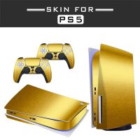 Carbon Fiber PS5 Standard Disc Edition Skin Sticker Decal Cover for PlayStation 5 Console Controller PS5 Protection Shell Case