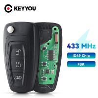 KEYYOU GK2T-15K601-AA กุญแจรถยนต์รีโมทสำหรับ Ford Transit 2016 2017 2018 2019 2020 433/434Mhz FSK ชิป ID49 PCF7945P