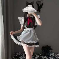 Night listening fragrance sexy underwear uniform temptation bandage apron mesh perspective role play hollow out Sexy Maid clothes BJ7N