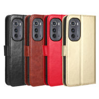 กระเป๋าเงินสำหรับ Motorola เคส2022ขอบตั้งได้360องศา,ปกหนังอัจฉริยะพับได้กันกระแทกกันการสูญหาย Capa สำหรับ Motorola Edge 2022