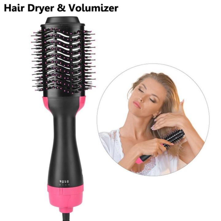 2023 Hair Dryer & Volumizer 2 in 1 Multifunctional Rotating Hair Brush  Roller Rotate Styler Comb Styling Straightening Curling Iron | Lazada