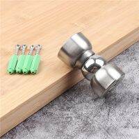 【CW】 1Sets 5.6cm Magnetic Door Stops Ultra-short Stopper Holders Floor Hardware Fitting With Screws